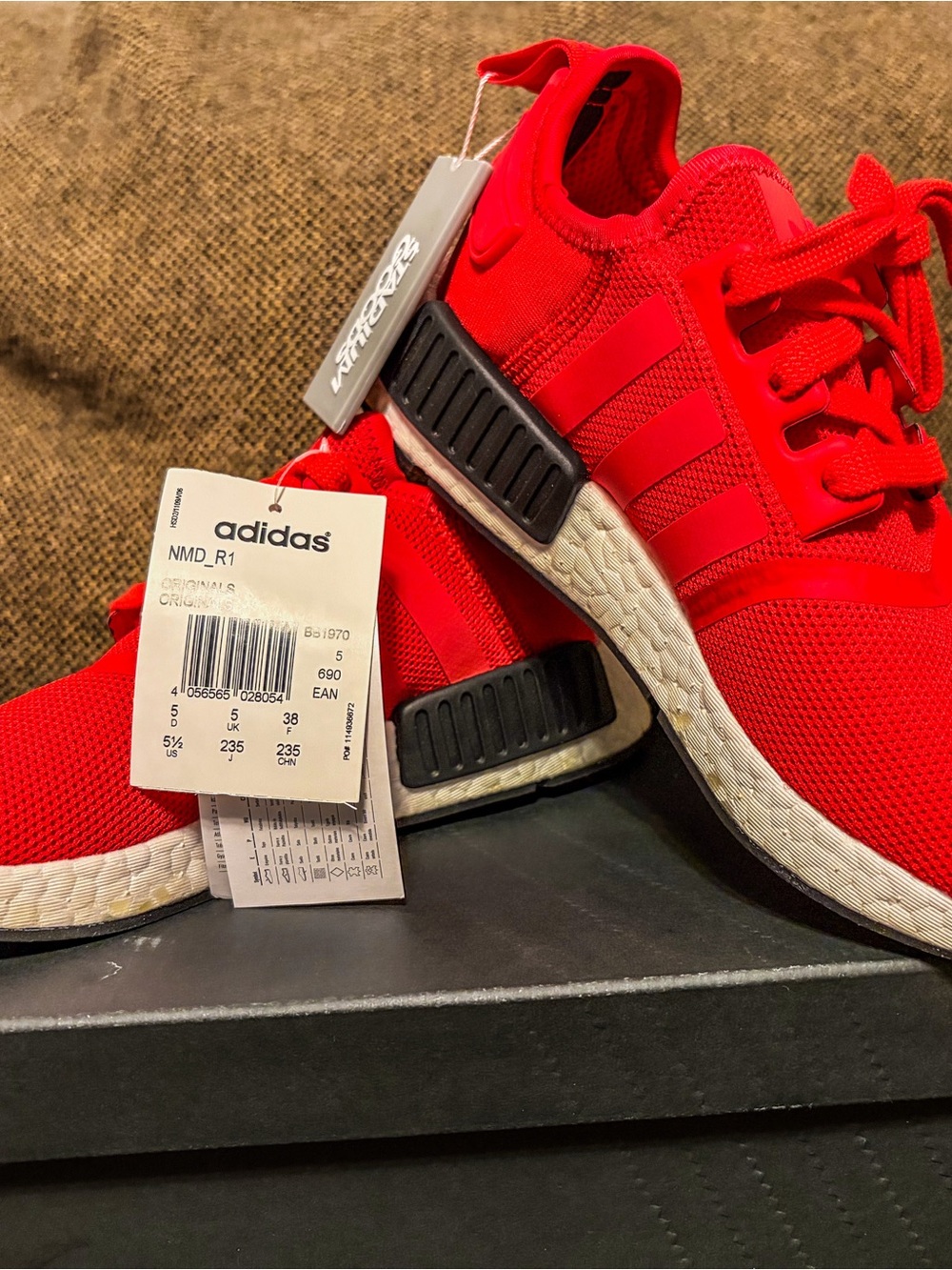 Adidas NMD_R1 Bright Red- NEW in box